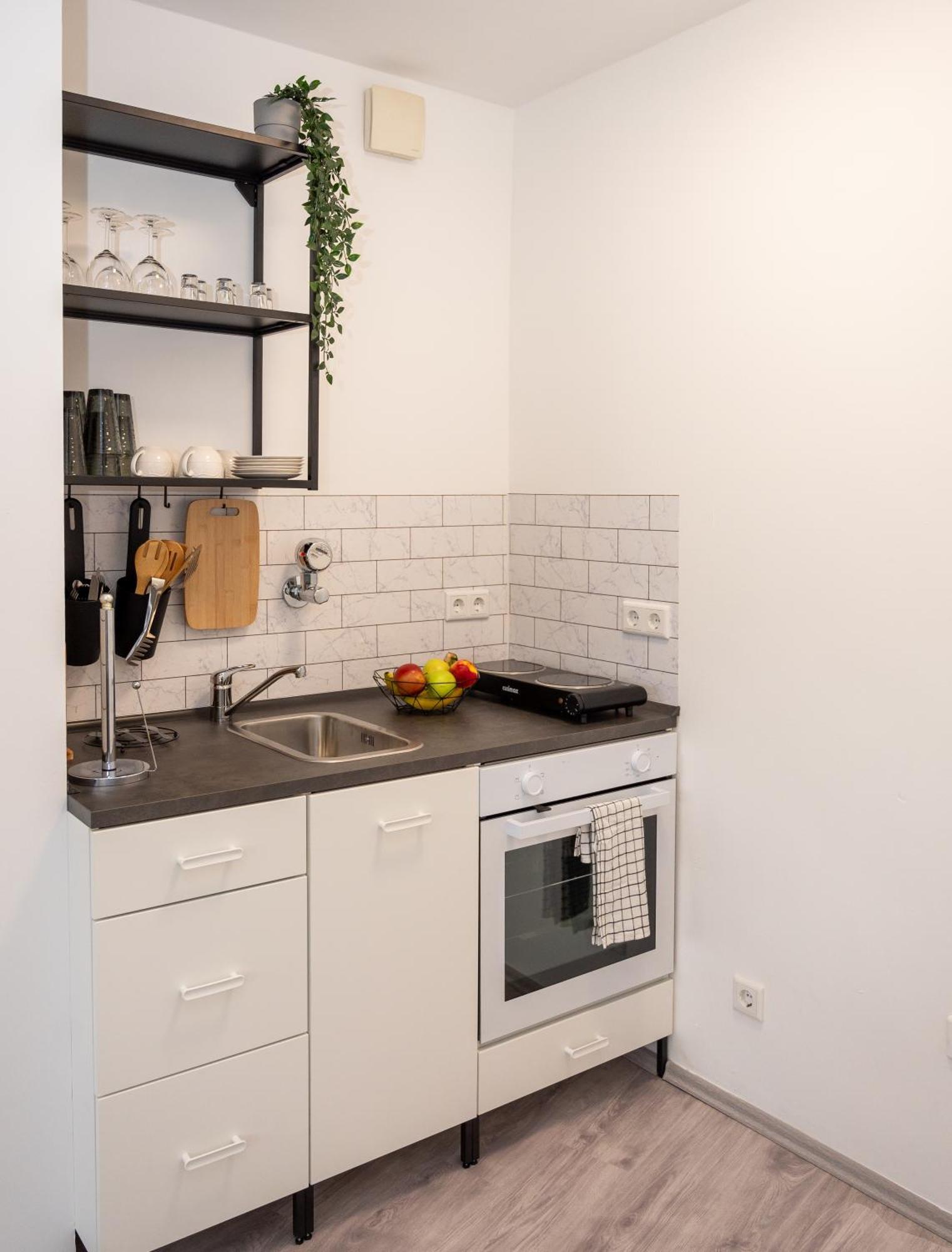 Stilvolles Apartment Im Essener Stadtkern Exterior foto